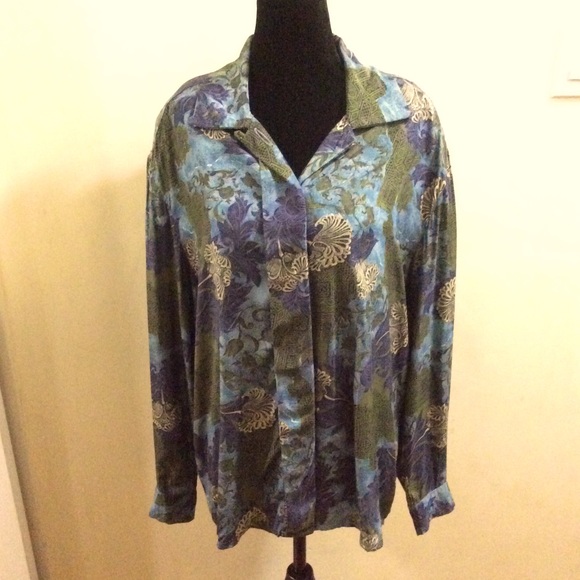 Beautiful vintage Louben blouse - Picture 2 of 11